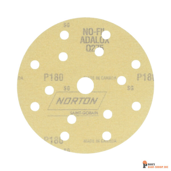 nortonschleifmittel/NORTON_schleifmittel_77696088146 Discs Selfgrip Norton Pro Film 15x18 Grit 180 14 holes_148825